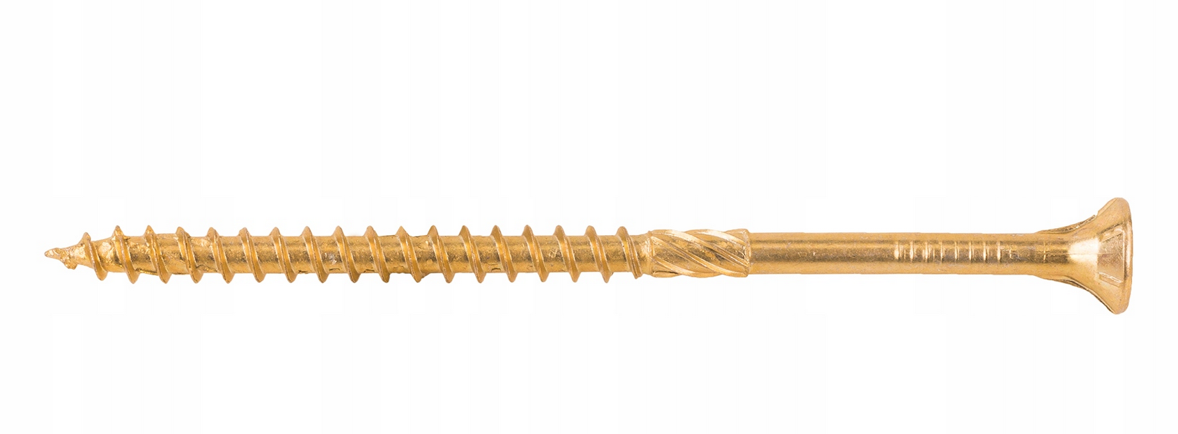 Detail skrutky KMWHT 6 × 60 mm so zápustnou hlavou